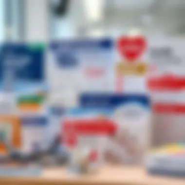 A diverse array of health insurance plans representing affordability