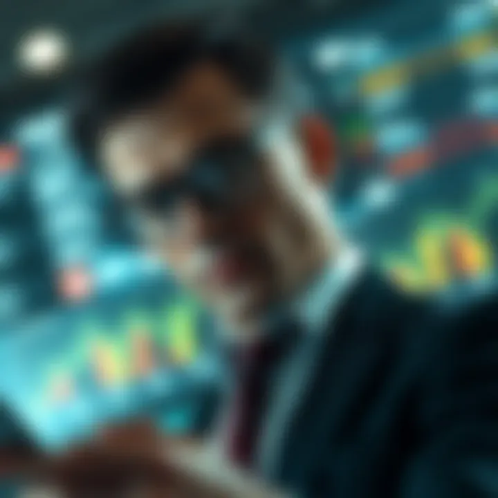 Investor analyzing multiple asset classes