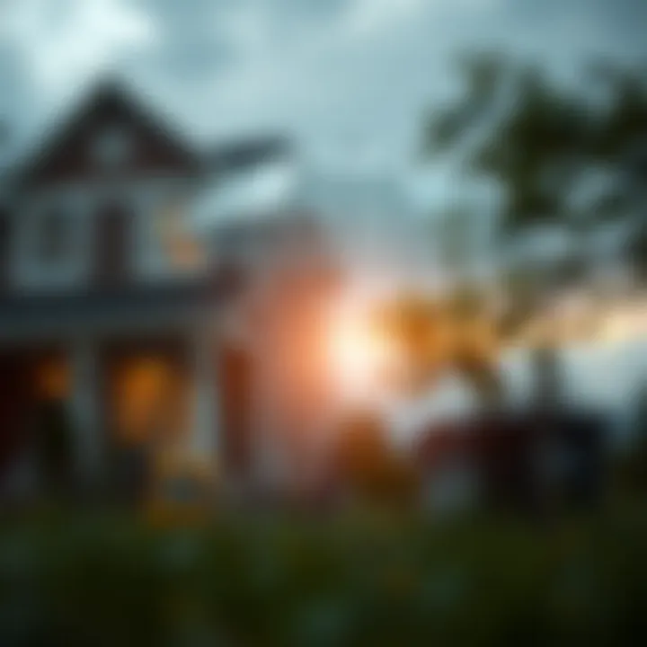 A conceptual image depicting asset protection through insurance