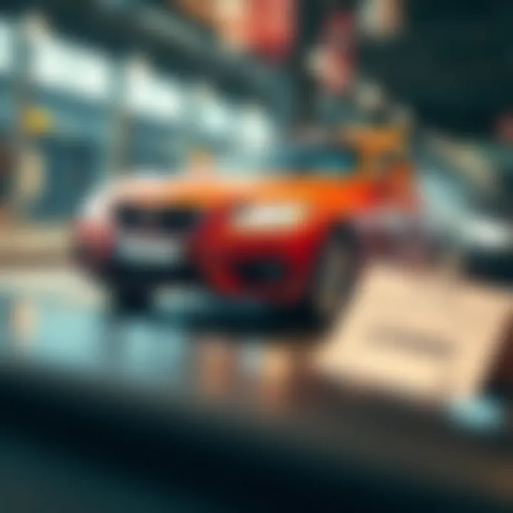 Car loan agreement with a vehicle