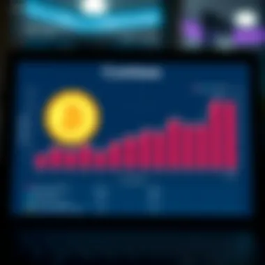 Graph showcasing Coinbase user feedback and ratings