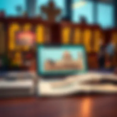 Visual representation of financial reporting