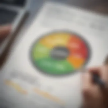 Chart illustrating the impact of multiple loans on credit scores