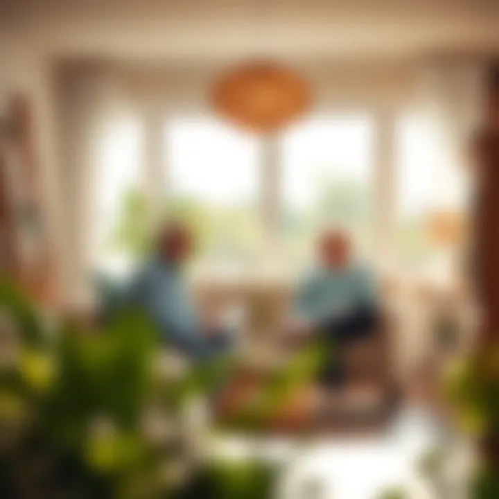 A tranquil home environment representing personal circumstances