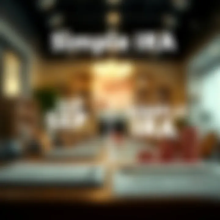 Graphical comparison of SEP IRA and SIMPLE IRA