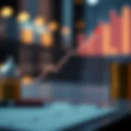 Graph illustrating price return versus total return