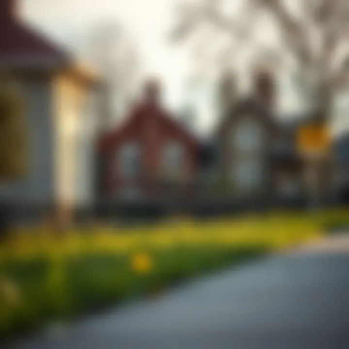 Visual representation of easements in property transactions