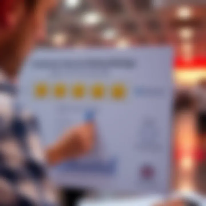 Customer Service Ratings Comparison Visual comparison of customer service ratings for life insurers