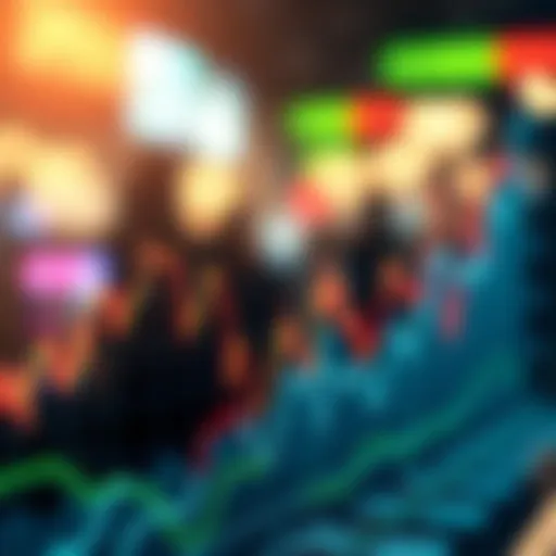 Graph depicting historical stock price trends