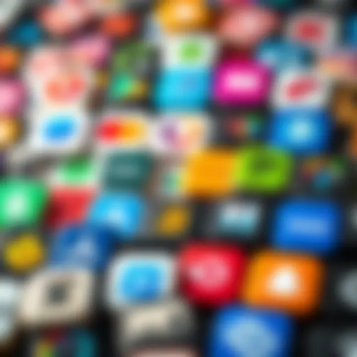 Diverse App Offerings A collage of various money-making app logos