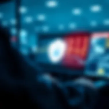 Secure Online Transactions Visual representation of secure online banking transactions