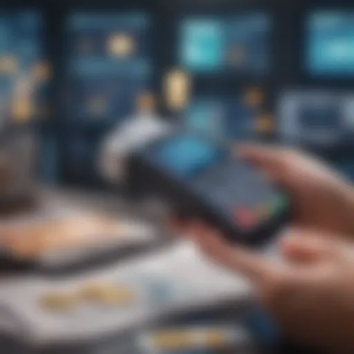 Illustration of digital payment solutions and their functionalities