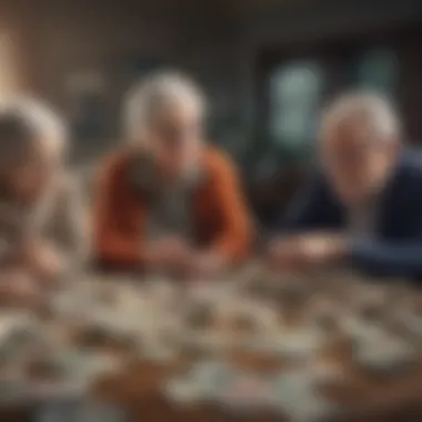 Diversification in Retirement Investments A diversified retirement investment portfolio showcasing various asset classes.