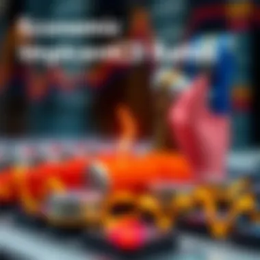 An abstract representation of economic indicators influencing rates