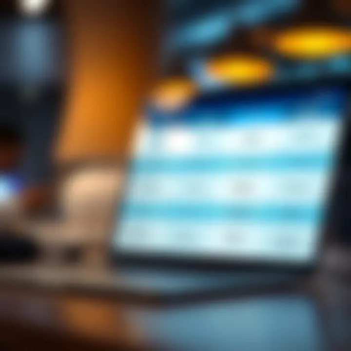 Comparison chart of features among top debt consolidation apps