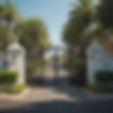 Gated Community in Beverly Hills Gated community with high-end homes in Beverly Hills