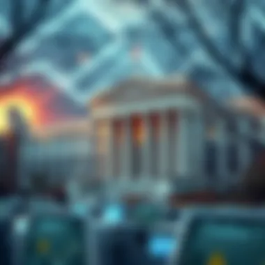 Illustration of central bank's role in shaping future financial landscapes