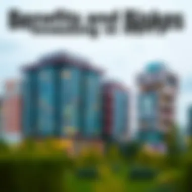 Visual representation of the benefits and risks associated with REIT investments