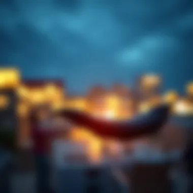 Symbolic depiction of living benefits as a financial strategy