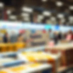 Visual representation of supply and demand curves