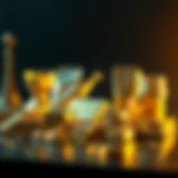 A visual representation of various gold products available for investment