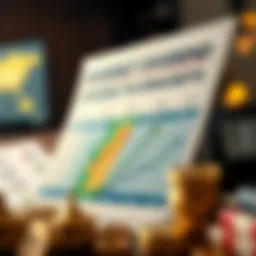 Graphical representation of dividend tax brackets