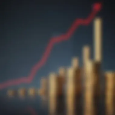 Chart illustrating investment growth over time