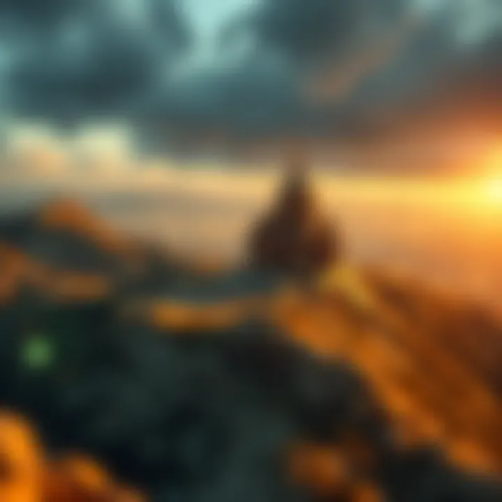 Impact of Wealth on Economic Landscapes An artistic representation of the impact of wealth on economic landscapes