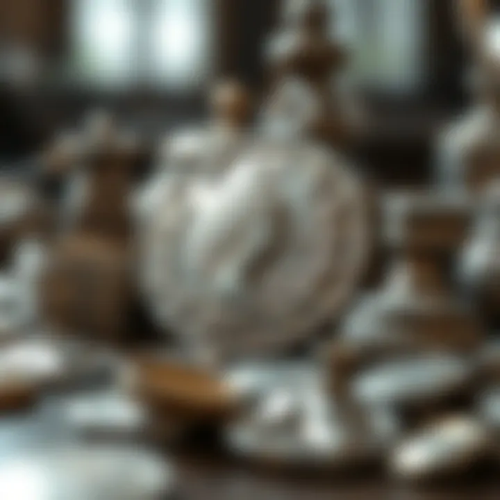 Historical artifacts made of silver showcasing its cultural significance