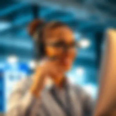 Dedicated Customer Support for Users Customer support interaction showcasing help and assistance for bookkeeping software