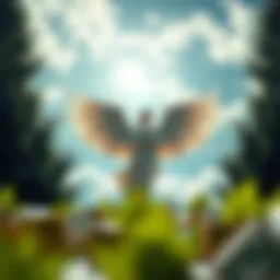 Conceptual illustration of angel loans in personal finance