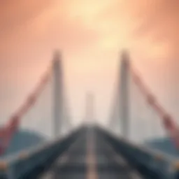 An intricate bridge symbolizing financial transitions