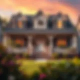 Beautiful suburban home with a welcoming front yard