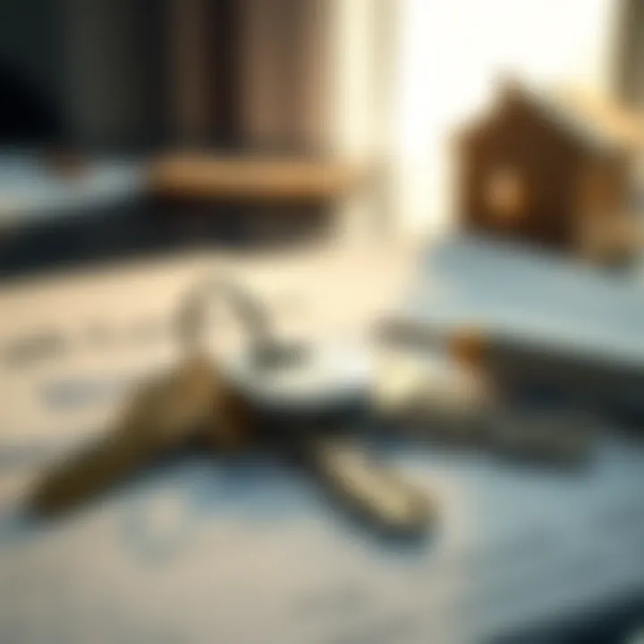 Keys to Your New Home Keys resting on a real estate contract