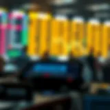 Visual representation of margin trading concepts