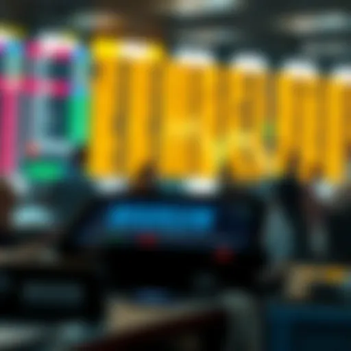 Visual representation of margin trading concepts