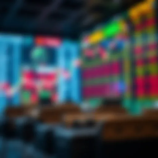 Visual representation of margin trading concepts