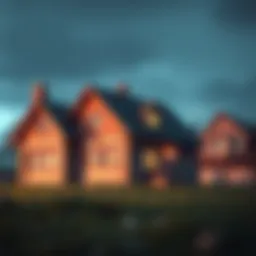 Visual representation of mortgage foreclosure stages