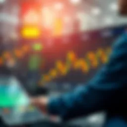 An illustration depicting the concept of pre-market stock trading