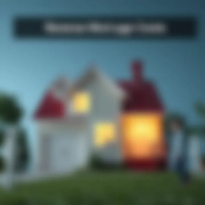 Visual Breakdown of Reverse Mortgage Costs Conceptual illustration of reverse mortgage costs