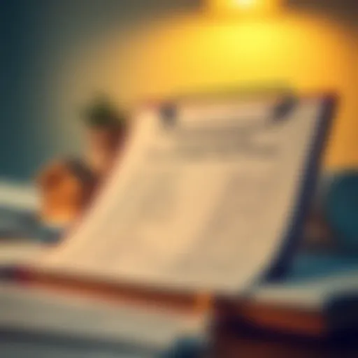 Document checklist for mortgage application