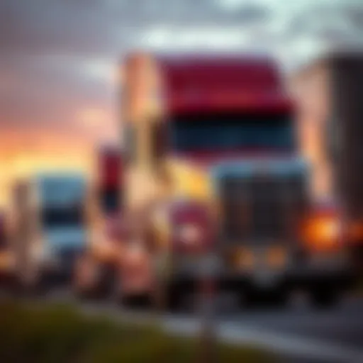 Visual representation of different types of trucking insurance coverage