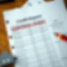 Detailed analysis of credit report factors