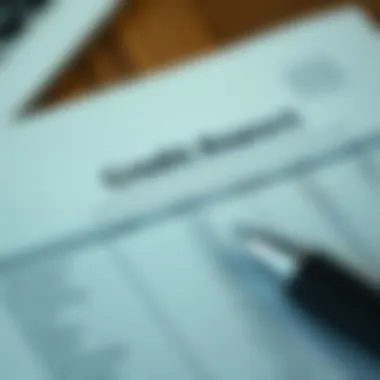 Overview of a Credit Report Visual representation of a credit report